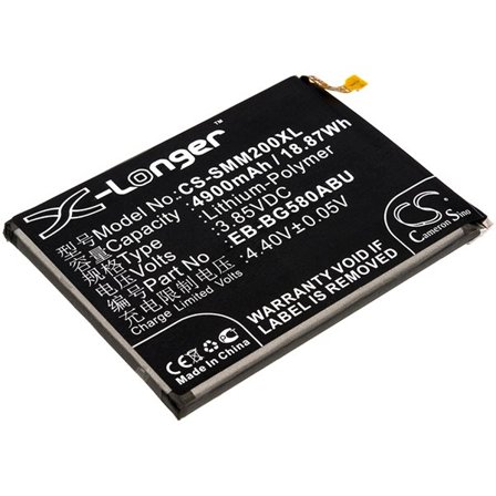 Akku älypuhelin, Matkapuhelin Samsung Galaxy M20, SM-M205, SM-M205F/DS ja muut.
