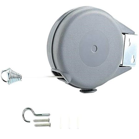 Udtrækkelig tøjsnor i udendørs ledning Kraftig 30 lbs kapacitet tøjlinje