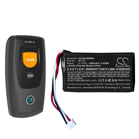 Batteri til stregkodescanner til Newland NLS-BS80