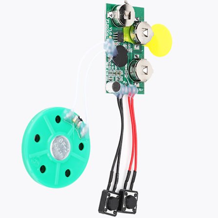 60'er DIY Lykønskningskort Stemme Lyd Optage Chip Modul Enkelt Afspilning Julegaver