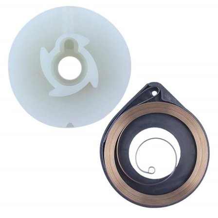 Startremskiva Returfjäder Kit Kompatibel Med Husqvarna 51 55 Motorsåg 505303735, 501763101 Hg