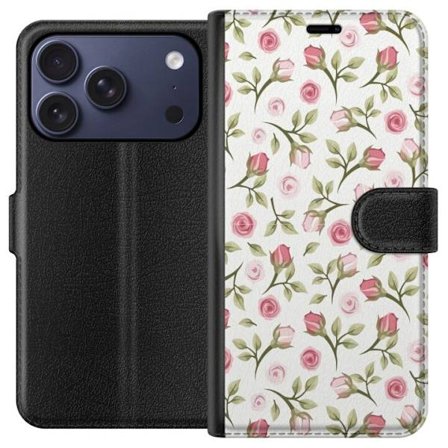 Plånboksfodral till Apple iPhone 17 Pro med Blommigt