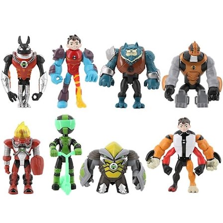 11 stk./sæt legetøjssamling gave dukke model dekoration Ben 10 legetøj jordens vogter actionfigur