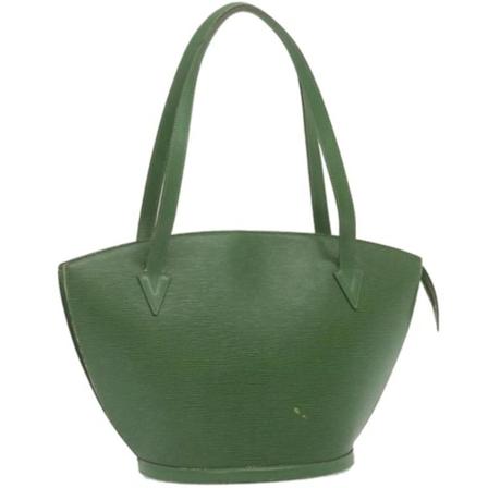 Louis Vuitton Vintage, Pre-owned Leather Saint Jacques Groen, Dames, Maat:ONE Size