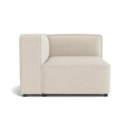 Modus Venstrevendt Hjørnemodul Sofa - Poso Beige - Komfortabelt Design, Nozag Fjedre, Krydsfiner, PU Skum - 98x93x67cm