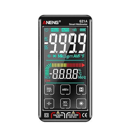 621a Pekskärm Intelligent Digital Multimeter 9999 Räknar Område Uppladdningsbar Ncv Universal Mete