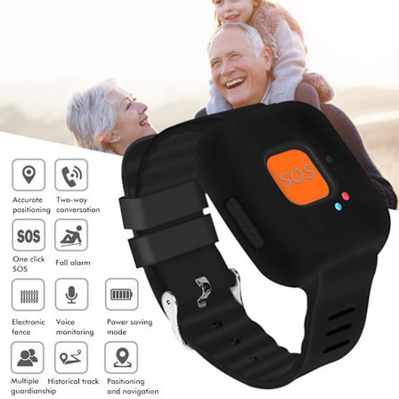 Seurantalaite Älykäs GPS Anti Lost Locator Rescuer Riipus Gaffer Lapsille