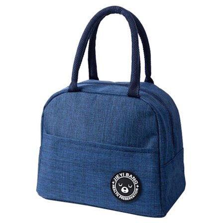 Frokostpose Isoleret Taske, Lille Sammenklappelig Køletaske til Arbejde Skole