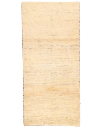Gabbeh Persia Rug 88X188 Beige/Orange Wool, Persia