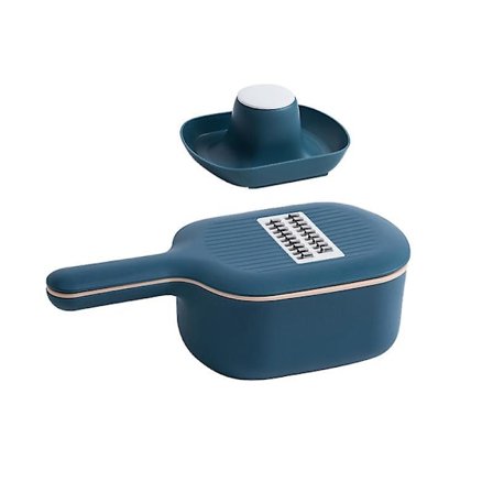 Manuell grönsaksskärare, köksmandolin med skål och sil, köksrivare för potatis/gurka/zucchini och etc.