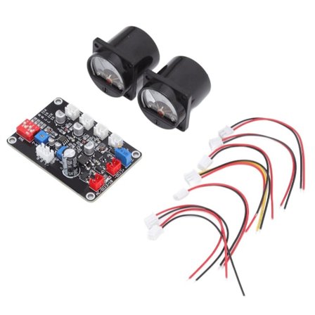 2 kpl VU-tason mittaria tehovahvistin VU-paneelimittari KLB:llä