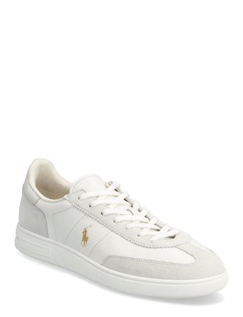 Polo Ralph Lauren Leather/Suede-Bedford Pp-Sk-Ltl - White - 43.5