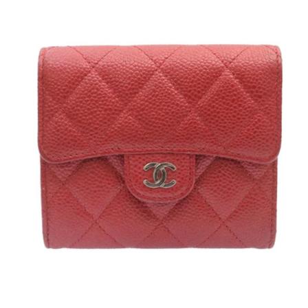 Chanel Vintage, Pre-owned Leather wallets Rood, Dames, Maat:ONE Size,leer