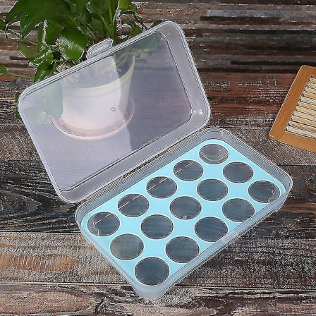 15 Ruter Kjøkken Egg Oppbevaringsboks Kjøleskapboks