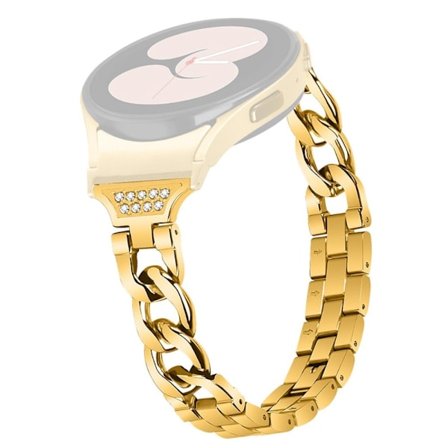 Klockarmband med strassdekor för Samsung Galaxy Watch 5 / 5 Pro / 4 - Guld