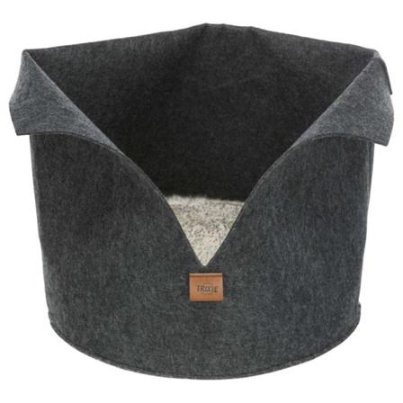 Trixie Djurbädd Rund Filt Luise 30 Cm Antracit