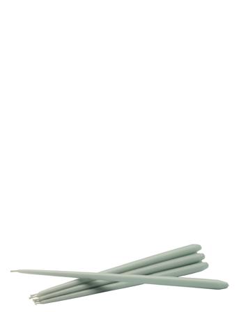 Stoff Taper Candles By Ester & Erik, Box With 6 Pieces Home Decoration Candles Pillar Candles Vihreä STOFF Nagel
