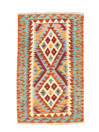 82X130 Alfombra Kilim Afghan Old Style Oriental (Lana, Afganistán) Carpetvista