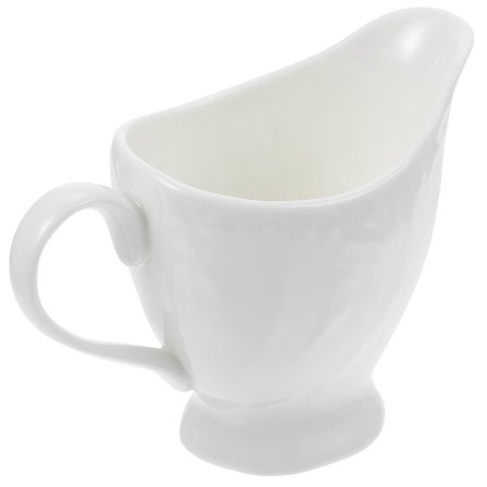 Keramisk mjölkkanna, liten kanna för kaffe, grädde, såsservering i kök och vid matbord (FMY)