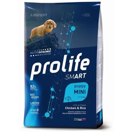 Prolife Dog Smart Chicken & Rice Cibo Secco Per Cani Cuccioli