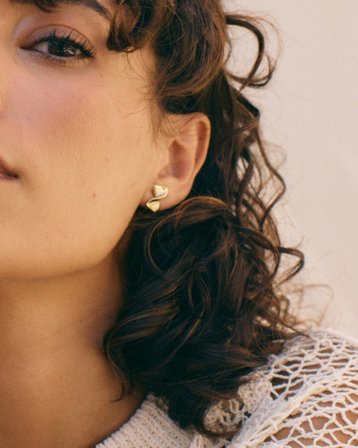 Edblad Nuvole Studs S Gold Złoty Biżuteria Dziewczyna - Kids Brand Store