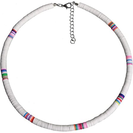 Polymer Halsband Lera Choker Trailer Strandfest Halsband Dam Acsergery Smycken Present