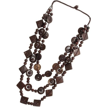 Kvindernes Retro Bohemia Halskæde Strikket Perler Med Skal Charms Strand Mode Smykker Til Damer Og Piger, (u32pu06r8316vr7sy)