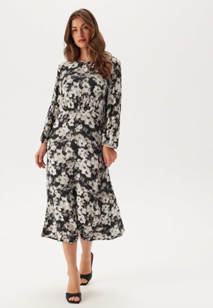 Pieces-Pcrexa 3/4 MIDI DRESS BC MIDI-S