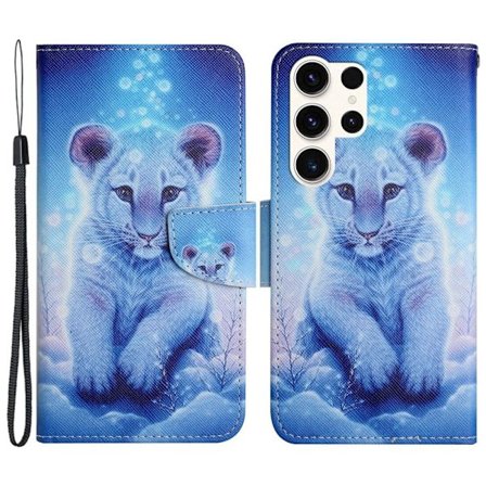 Wonderland Samsung Galaxy S24 Ultra flip-etui - Leopard