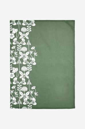 Svanefors - Keittiöpyyhe De Mina - Vihreä - Keittiöpyyhkeet - 50X50 - - Homeroom