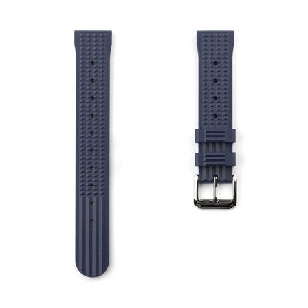 Gummiarmband Waffle - Marinblå | Armband Från Yedi