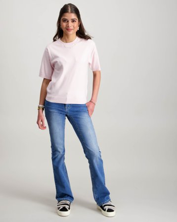 RYVLS Soft Knit Tee Cremefärgad Tröjor Tjej - Kids Brand Store