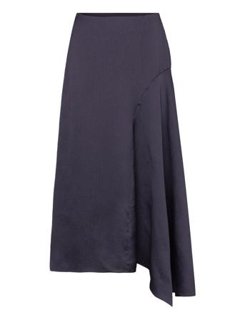 Francic Skirts Satin Skirts Marineblå Ted Baker London*Betinget Tilbud