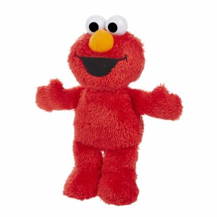 IC Sesame Street Little Laughs Tickle Me Elmo, 11 tuuman pehmolelu, taaperoille, 12 kuukauden ikäisille ja sitä vanhemmille, punainen