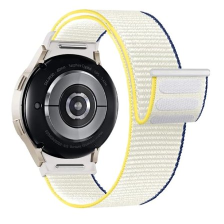 Armband för Samsung Galaxy Watch 7/6/4/classic/5 pro 44mm 40mm handled Utan Glipor Nylon sport loop correa armband Galaxy Watch 7 Armband