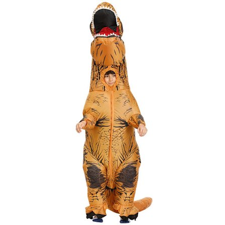 Oppustelig Dinosaur Kostume Børn Dinosaurdragt Oppustelig Helkrops Dino Kostume Drenge Piger til Halloween Cosplay Fest