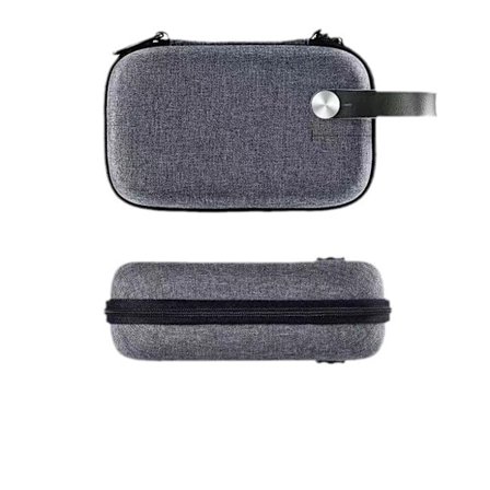 Rejsetilbehørstaske, Bærbar Kabelorganiser Rejseelektronik Organizer Hårdt Etui til Powerbank (Grå)