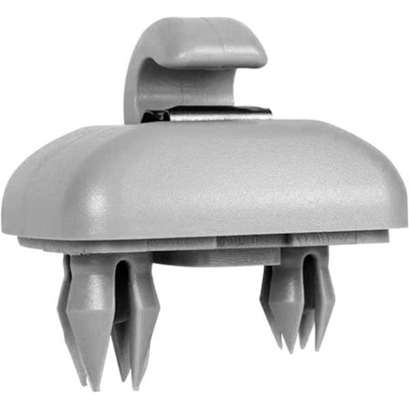 Solskjerm-klips til bil, grå solskjerm-krok til bil, erstatningskrok