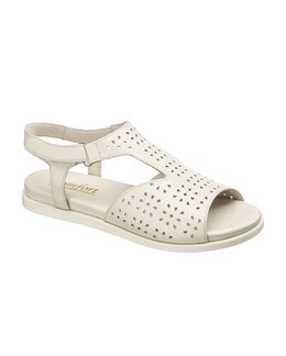 Sandal Vit/beige - 37 - Åshild