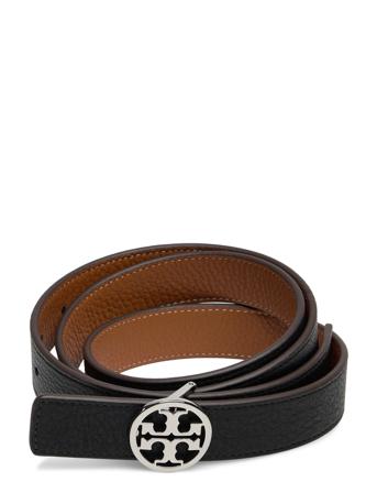 1" Reversible Logo Belt Bälte Svart Tory Burch