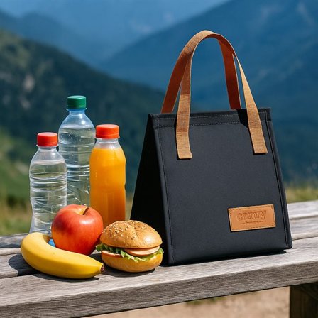 Camry kylväska 10 liter med isolerande foder - Svart