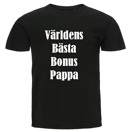T-shirt - Världens bästa bonuspappa