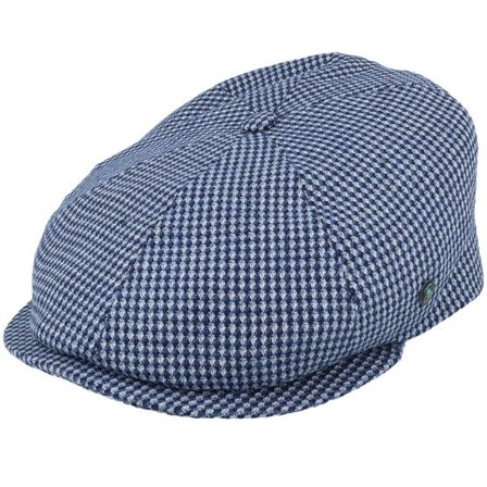 City Sport - Blå flatcap Keps - Fantasie Blue/Grey Flat Cap @ Hatstore
