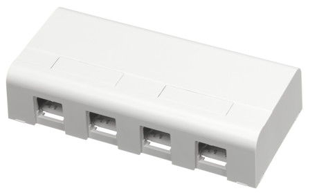 Schneider Electric Actassi WDE002046 Monteringsboks med skruefeste 4 koblinger, Strømbrytere & vegguttak