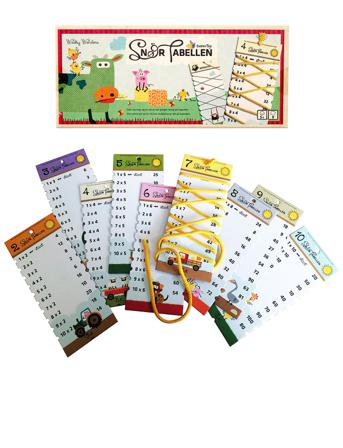 Wacky Wonders Snør Tabellen Toys Puzzles And Games Games Educational Games Multi/mönstrad Barbo Toys