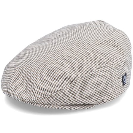 CTH Ericson - Beige - flatcap - Cap - Edward Pepita Green Flat Cap - Hatstore