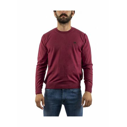 Etro, Round-neck Knitwear Rood, Heren, Maat:L