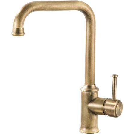 Pyörivä keittiön sekoitinhanallinen hana, vanha kupari