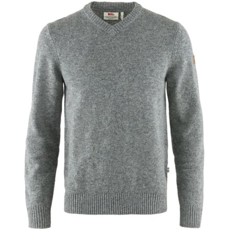 Fjällräven Men's Övik V-neck Sweater Men long-sleeved sweaters Grey XL