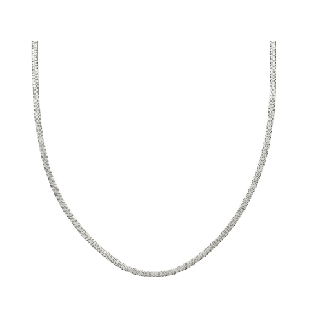 Edblad Chain Herringbone 45 cm Steel Smycken & klockor Dam Grå ONESIZE